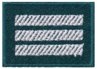 BERET FOKOZAT jelölés zöld SENIOR TIZEDES