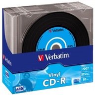 Płyty VERBATIM CD-R Vinyl AZO 52x, 700MB 10 szt