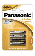 BATERIE Panasonic Alkaline Power AAA LR03APB 4SZT