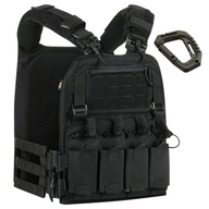 TAKTICKÁ VESTA POLÍCIA M-TAC PLATE CARRIER FAST QRS XL - BLACK ČIERNA