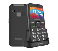 Telefon komórkowy dla sieniora myPhone HALO 3 LTE czarny + stacja ładująca