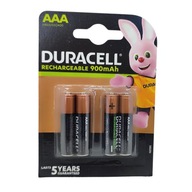 Akumulatorki baterie AAA paluszki R3 900MAH blister 4 sztuki Duracell