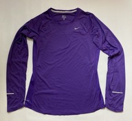 NIKE DRI FIT RUNNING MILER BIEGANIE SIŁOWNIA fioletowa Sportowa BLUZA /M