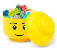 LEGO Pojemnik mini głowa Chłopiec Żółty