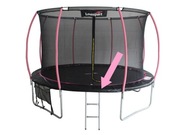 Kryt na pružiny pre trampolínu Sport Max 12ft čierno-ružový