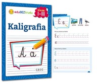 KALIGRAFIA - NAUKA PISANIA LITEREK - KSIĄŻECZKA EDUKACYJNA dla kas 1-3 GREG