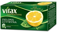 Herbata VITAX Inspirations zielona z cytryną 20 torebek
