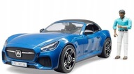 Skvelé hračkárske autíčko pre dieťa Vozidlo na jazdu Závodné auto BLUE