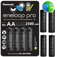 Akumulatorki Baterie ENELOOP PRO R6/AA 2500mAh 4 szt Ekologiczne Opakowanie