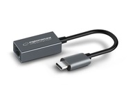 Adapter przejściówka kabla internetowego pod USB typ C do laptopa typu-C RJ