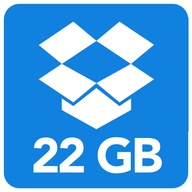 DROPBOX GOTOWE KONTO 22GB DOŻYWOTNIA POJEMNOŚĆ