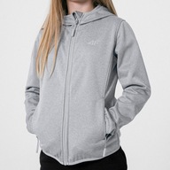 Kurtka Dziewczęca 4F Softshell na wiosnę MEMRBANA Ciepła Bluza Sportowa 158