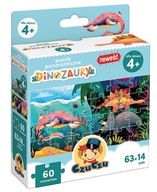 CzuCzu DINOZAURY Puzzle Panoramiczne 60el. 4+