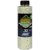 Kulki biodegradowalne ASG Open Blaster Tracer 0.32g 3300 szt. - Green