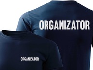 Tmavomodré tričko - reflexná potlač ORGANIZÁTOR
