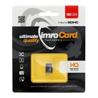 SUPER JAKOŚĆ KARTA PAMIĘCI IMRO MICROSD 16GB CLASS 10 UHS I 100MB/S