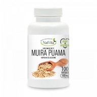 Muira Puama Potencia Libido Afrodiziakum Prírodné 100 Kaps 500 mg NatVita