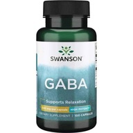 SWANSON GABA 500mg Pokoj Relax 100 kapsúl