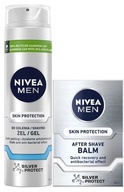 Żel do golenia i balsam po goleniu NIVEA MEN Silver Protect