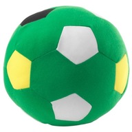 Plyšová mäkká plyšová futbalová lopta zelená pre dieťa IKEA SPARKA 20 cm