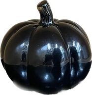 Dynia ceramiczna czarna Halloween