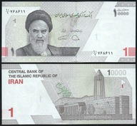 $ Irán 10 000 RIALS P-160 UNC 2022