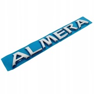 Emblemat znaczek naklejki do Nissan ALMERA-srebro