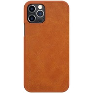 Nillkin Puzdro Qin Leather Case iPhone 12/12 Pro hnedé