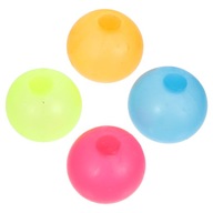 4 SZTUKI KOLOROWYCH KULEK TPR ŚWIECĄCYCH W CIEMNOŚCI - ANTYSTRESOWE