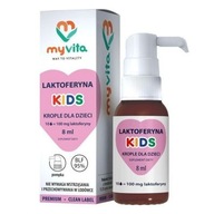 MyVita Laktoferyna KIDS Dla Dzieci BLF 95% z Pompką w Kroplach 8 ml