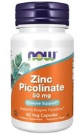 NOW Foods ZINC PICOLINATE CYNK PIKOLINIAN 50mg 60k