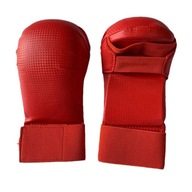 Rukavice na karate Ľahké kožené tréningové rukavice na zápas Boxerské rukavice červené S