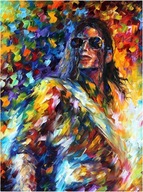 Obraz Maľovanie podľa čísel Na maľovanie Michael Jackson 30x40 SADA Z RÁMOV
