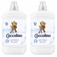 Coccolino Creations Sensitive & Soft Tekutina na oplachovanie Tkaniny 1,7L 68pranie x2