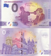UE - Banknot 0 -euro -Niemcy 2020 -Einigungsvertra