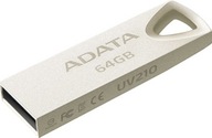 Pendrive ADATA USB Flash Drive 64GB USB 2.0, kovový 64GB USB 2.0 stříbrný