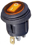 Przełącznik włącznik hermetyczny żółty 12V 20A