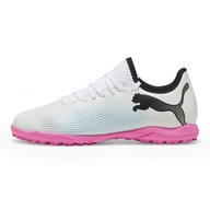 Buty piłkarskie dziecięce PUMA Future 7 Play TT puma white/puma black 34.5