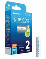 2x Akumulatorki PANASONIC ENELOOP R3 AAA 800 mAh