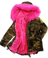 Dievčenská zimná bunda parkaMORO 6 rokov (110-116)