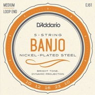 Struny pre banjo 5str D'ADDARIO EJ61 (10-23)