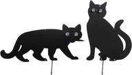 Maximex Odstraszacz ptaków dla kotów, zestaw 2 sztuk, żelazo, czarny