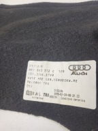 boot upholstery right AUDI A3 CABRIO 8P7863312C