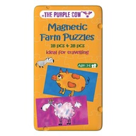 Magnetická hra The Purple Cow - Puzzle Farma uniw