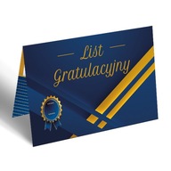 List gratulacyjny dla rodziców / wzorowy uczeń