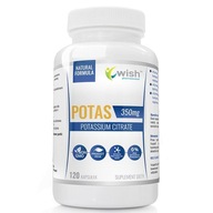 WISH DRASLÍK 350MG 120C ARTERIÁLNY TLAK SRDCE POTASSIUM ČREVÁ NERVY