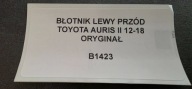 fender left front TOYOTA AURIS II 12-18 original