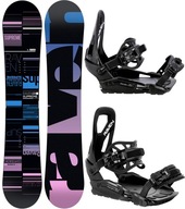 Snowboard RAVEN Supreme Black 147cm + wiązania S230