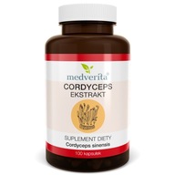 CORDYCEPS SINENSIS EXTRAKT 500 mg Pankreas čínsky kordyceps 100 kapsúl