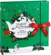 Kalendarz Adwentowy z Herbatami ZE WSTĄŻKĄ Zielona Książka Zestaw Herbat